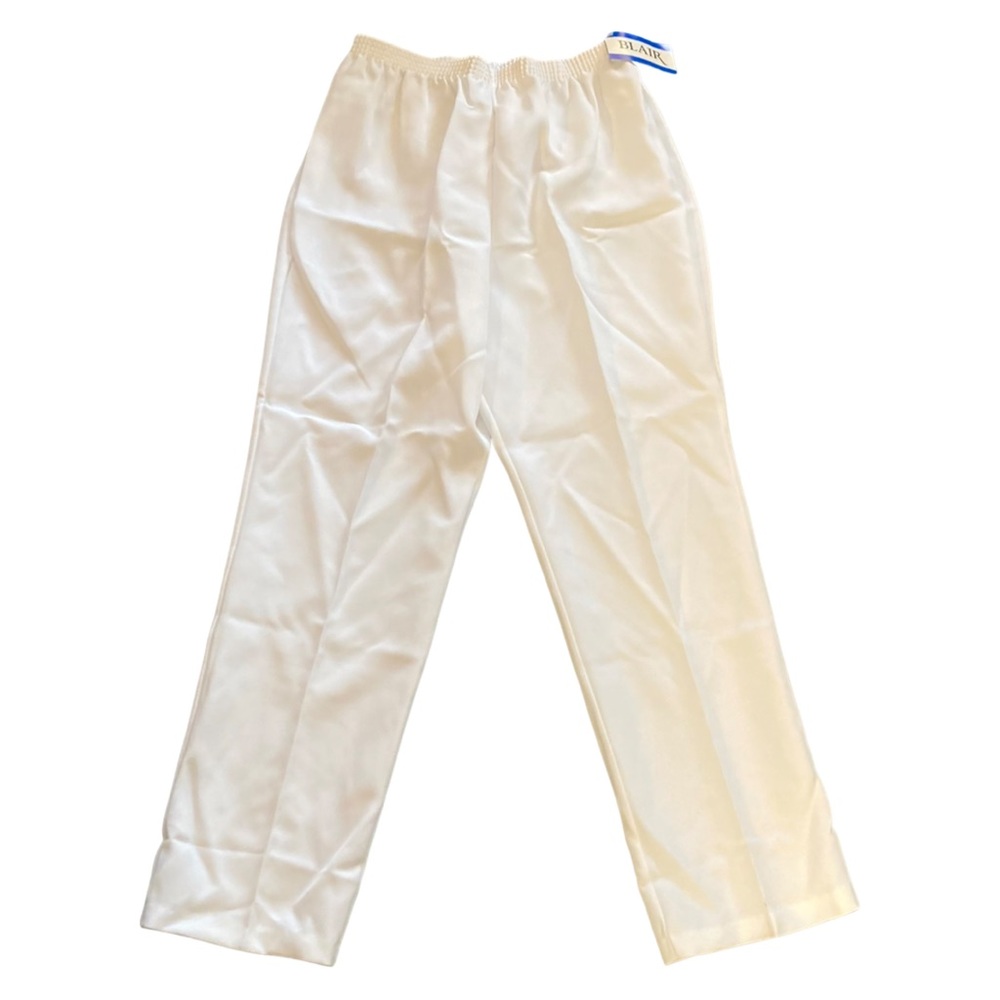 Blair Vintage White Dress Pants Slacks New With Tags Size 18